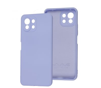 Чохол для Xiaomi Mi 11 Lite Wave camera colorful light purple