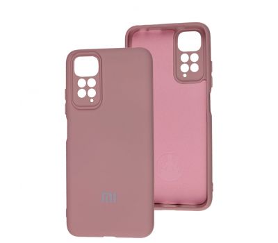 Чохол для Xiaomi  Redmi Note 11 / 11s Silicone Full camera pink sand