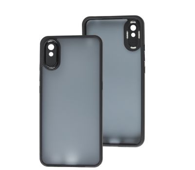 Чохол для Xiaomi Redmi 9A Luxury Metal Lens чорний