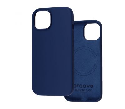 Чохол для iPhone 14 Proove Silicone with MagSafe storm blue