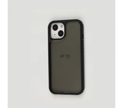 Чохол для iPhone 15 Berlia carbon fiber чорний 3547618