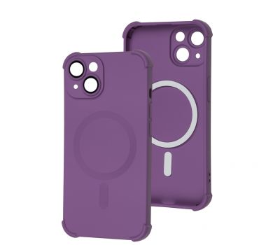 Чохол для iPhone 14 WAVE Silk Touch WXD MagSafe purple