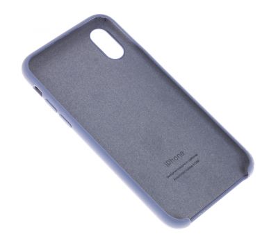 Чохол silicone case для iPhone Xr лавандовий сірий 3549420