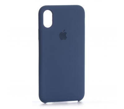 Чохол silicone case для iPhone X / Xs blue cobalt