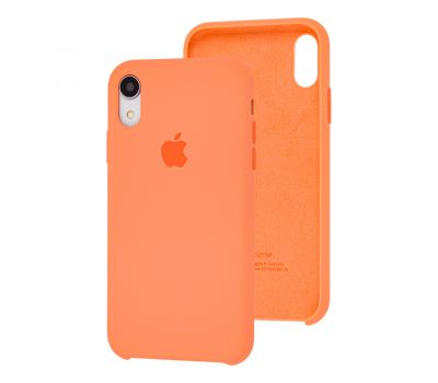 Чохол Silicone для iPhone Xr Premium case papaya