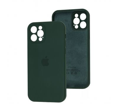 Чохол для iPhone 12 Pro Square Full camera dark green