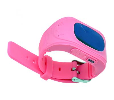 Дитячий годинник-телефон з GPS трекером GW300 (Q50) рожевий
