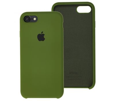 Чохол Silicone для iPhone 7 / 8 / SE20 case army green