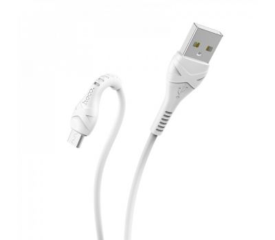 Кабель USB Hoco X37 Cool Power microUSB 2.4A 1m white 3550528