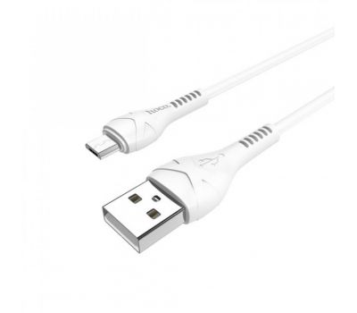 Кабель USB Hoco X37 Cool Power microUSB 2.4A 1m white 3550529