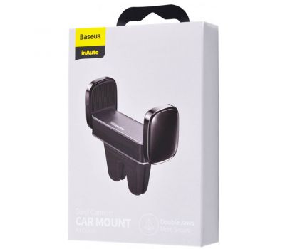 Автотримач holder для смартфона Baseus Steel Cannon Air Outlet сріблястий 3550693