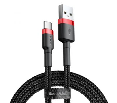 Кабель USB Baseus Cafule Type-C 2A 3m red/black