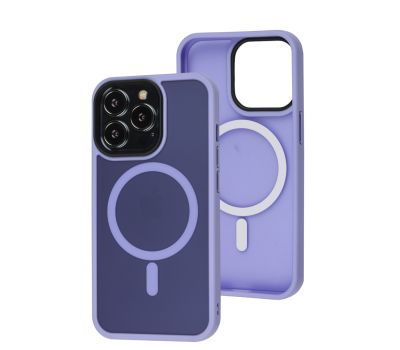 Чохол для iPhone 13 Pro WAVE Matte Insane MagSafe light purple