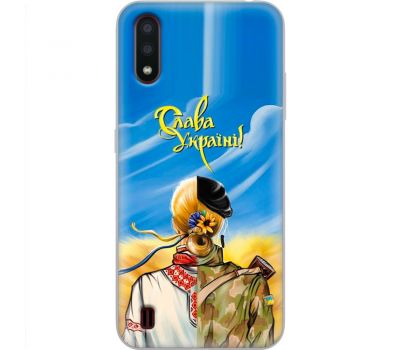 Чохол для Samsung Galaxy A01 (A015) MixCase патріотичні Слава Україні