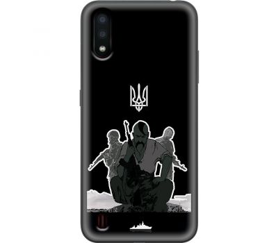 Чохол для Samsung Galaxy A01 (A015) MixCase патріотичні козак з автоматом