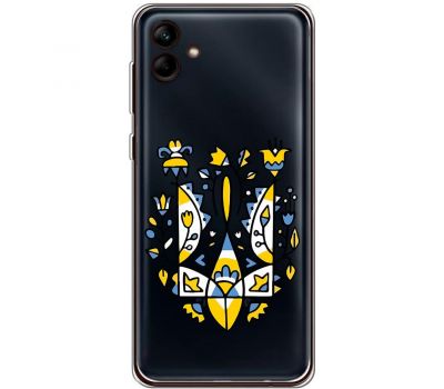 Чохол для Samsung Galaxy A04e (A042) MixCase патріотичні герб із квітів