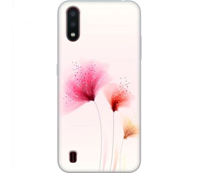 Чохол для Samsung Galaxy A01 (A015) Mixcase квіти три чарівні квітки