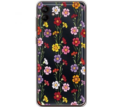 Чохол для Samsung Galaxy A04e (A042) Mixcase квіти патерн квіткових ліан