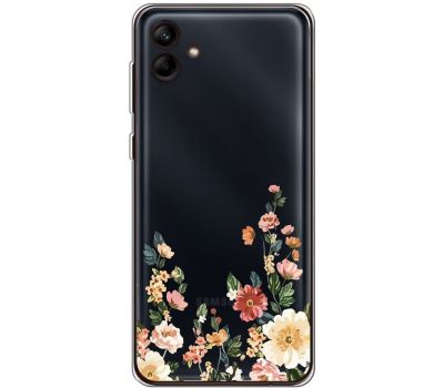 Чохол для Samsung Galaxy A04e (A042) Mixcase квіти квіточки