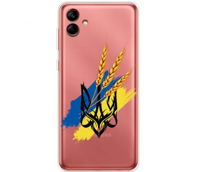 Чохол для Samsung Galaxy A04 (A045) MixCase патріотичні герб із колосками