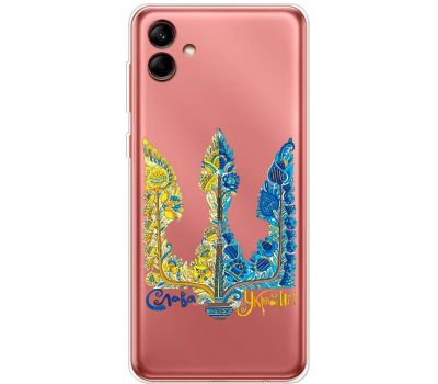 Чохол для Samsung Galaxy A04 (A045) MixCase патріотичні герб візерунок