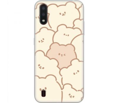 Чохол для Samsung Galaxy A01 (A015) MixCase мультики cute bears