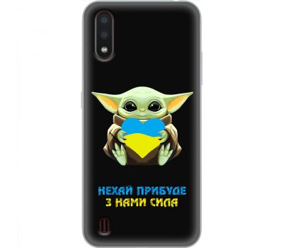 Чохол для Samsung Galaxy A01 (A015) MixCase мультики Yoda from Ukraine