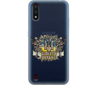 Чохол для Samsung Galaxy A01 (A015) MixCase патріотичні Glory to Ukraine