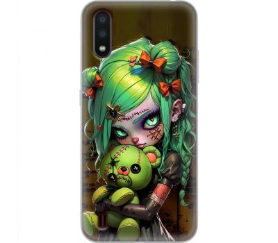 Чохол для Samsung Galaxy A01 (A015) MixCase асорті Frankenstein girl