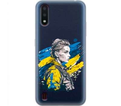 Чохол для Samsung Galaxy A01 (A015) MixCase патріотичні незламна Українка