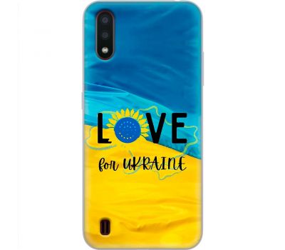 Чохол для Samsung Galaxy A01 (A015) MixCase патріотичні love Ukraine