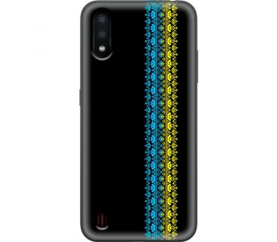 Чохол для Samsung Galaxy A01 (A015) MixCase патріотичні синє-жовтий колір вишиванки