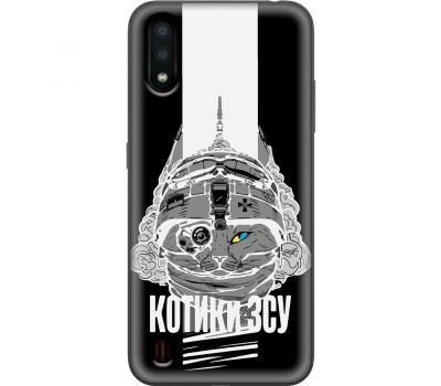 Чохол для Samsung Galaxy A01 (A015) MixCase патріотичні котики ЗСУ