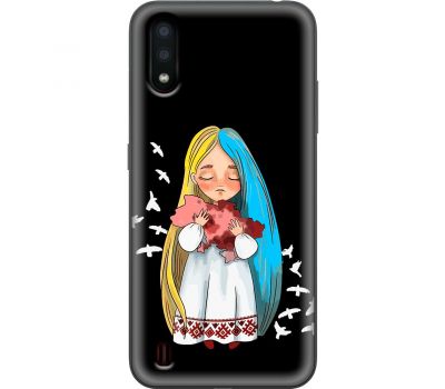 Чохол для Samsung Galaxy A01 (A015) MixCase патріотичні Україна в объятиях