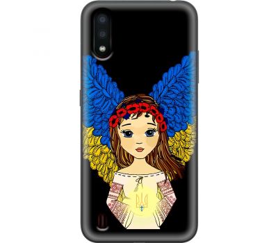 Чохол для Samsung Galaxy A01 (A015) MixCase патріотичні українка ангел