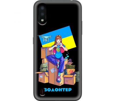 Чохол для Samsung Galaxy A01 (A015) MixCase патріотичні волонтер