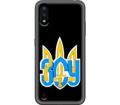 Чохол для Samsung Galaxy A01 (A015) MixCase патріотичні герб ЗСУ