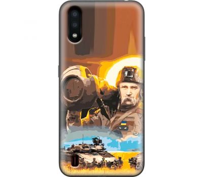 Чохол для Samsung Galaxy A01 (A015) MixCase патріотичні Шевченко з Javelin