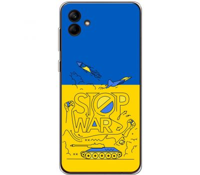 Чохол для Samsung Galaxy A04e (A042) MixCase патріотичні Stop WAR