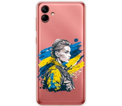 Чохол для Samsung Galaxy A04 (A045) MixCase патріотичні незламна Українка