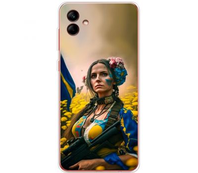 Чохол для Samsung Galaxy A04 (A045) MixCase патріотичні ніжна Українка