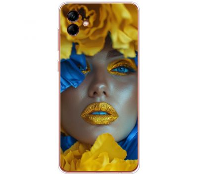 Чохол для Samsung Galaxy A05 (A055) MixCase патріотичні макіяж