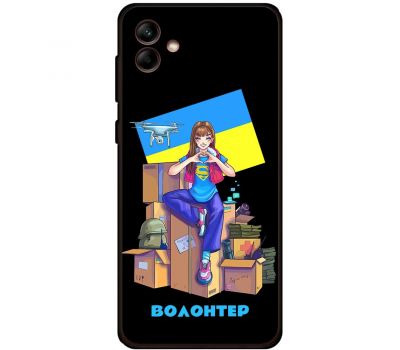 Чохол для Samsung Galaxy A04e (A042) MixCase патріотичні волонтер