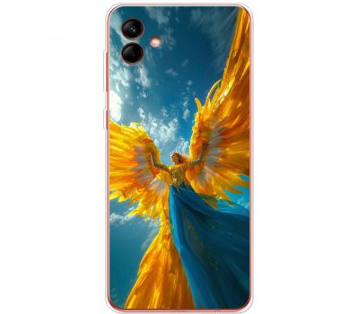 Чохол для Samsung Galaxy A05 (A055) MixCase патріотичні ангел українка