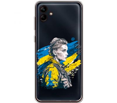 Чохол для Samsung Galaxy A04e (A042) MixCase патріотичні незламна Українка