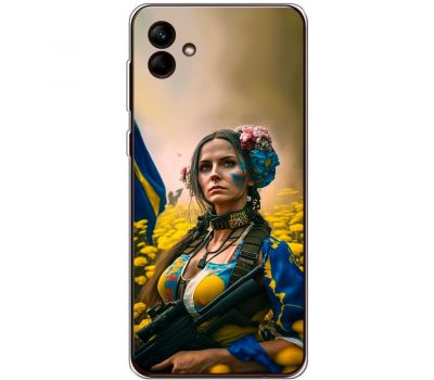 Чохол для Samsung Galaxy A04e (A042) MixCase патріотичні ніжна Українка