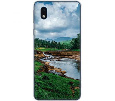 Чохол для Samsung Galaxy A01 (A015) MixCase весна ліс та гори