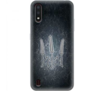 Чохол для Samsung Galaxy A01 (A015) MixCase патротичні Тризуб з пшениці