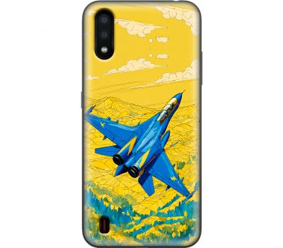 Чохол для Samsung Galaxy A01 (A015) MixCase патріотичні літак