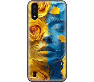 Чохол для Samsung Galaxy A01 (A015) MixCase патріотичні розмальована фарбами